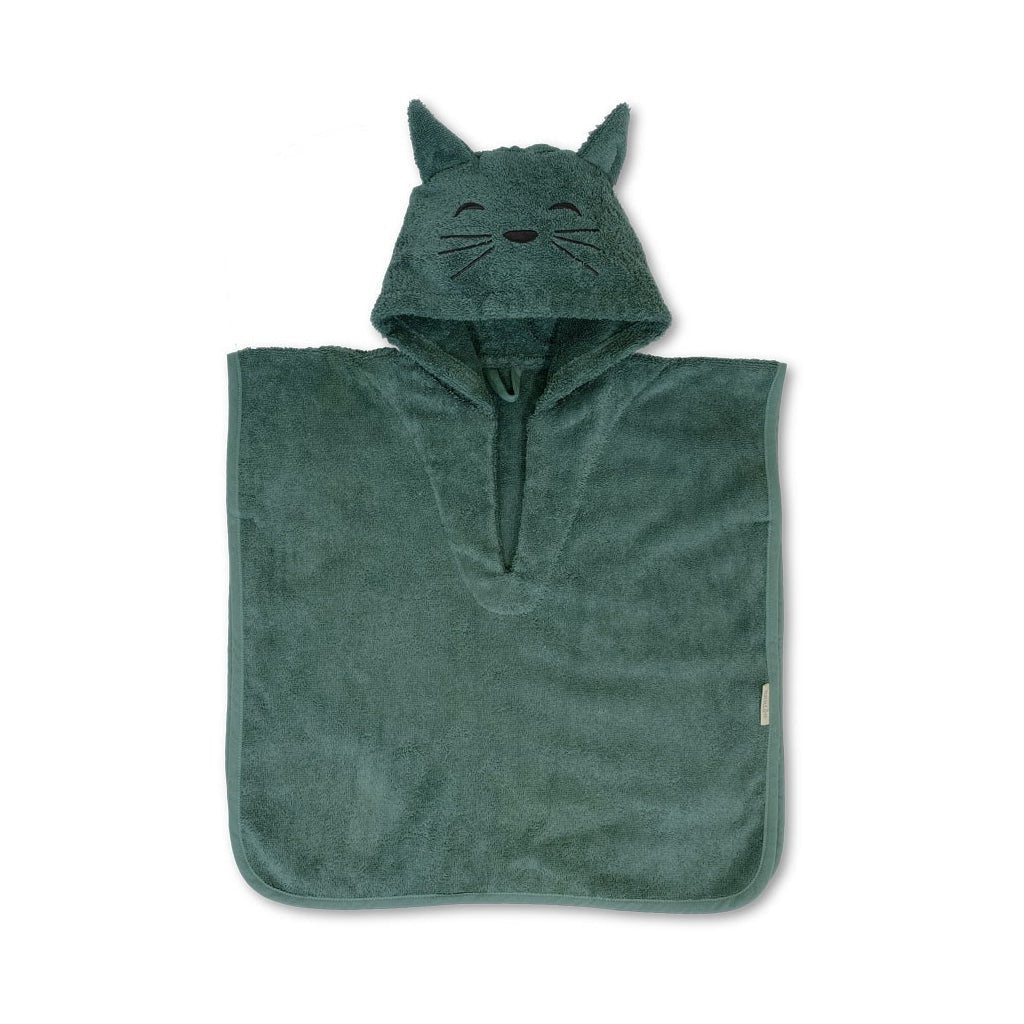 Poncho - Green Cat