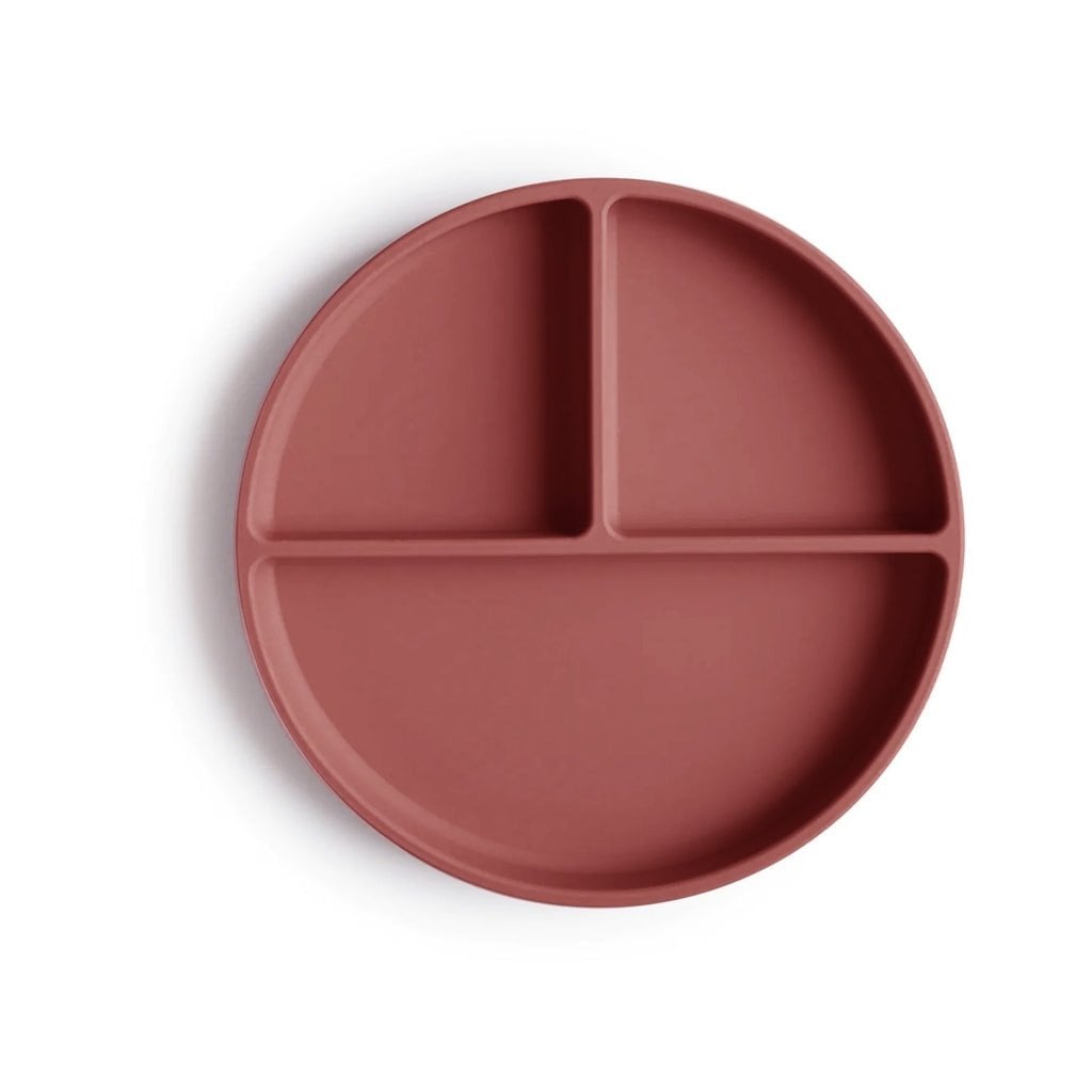 Silicone bord rond - Brown/ red