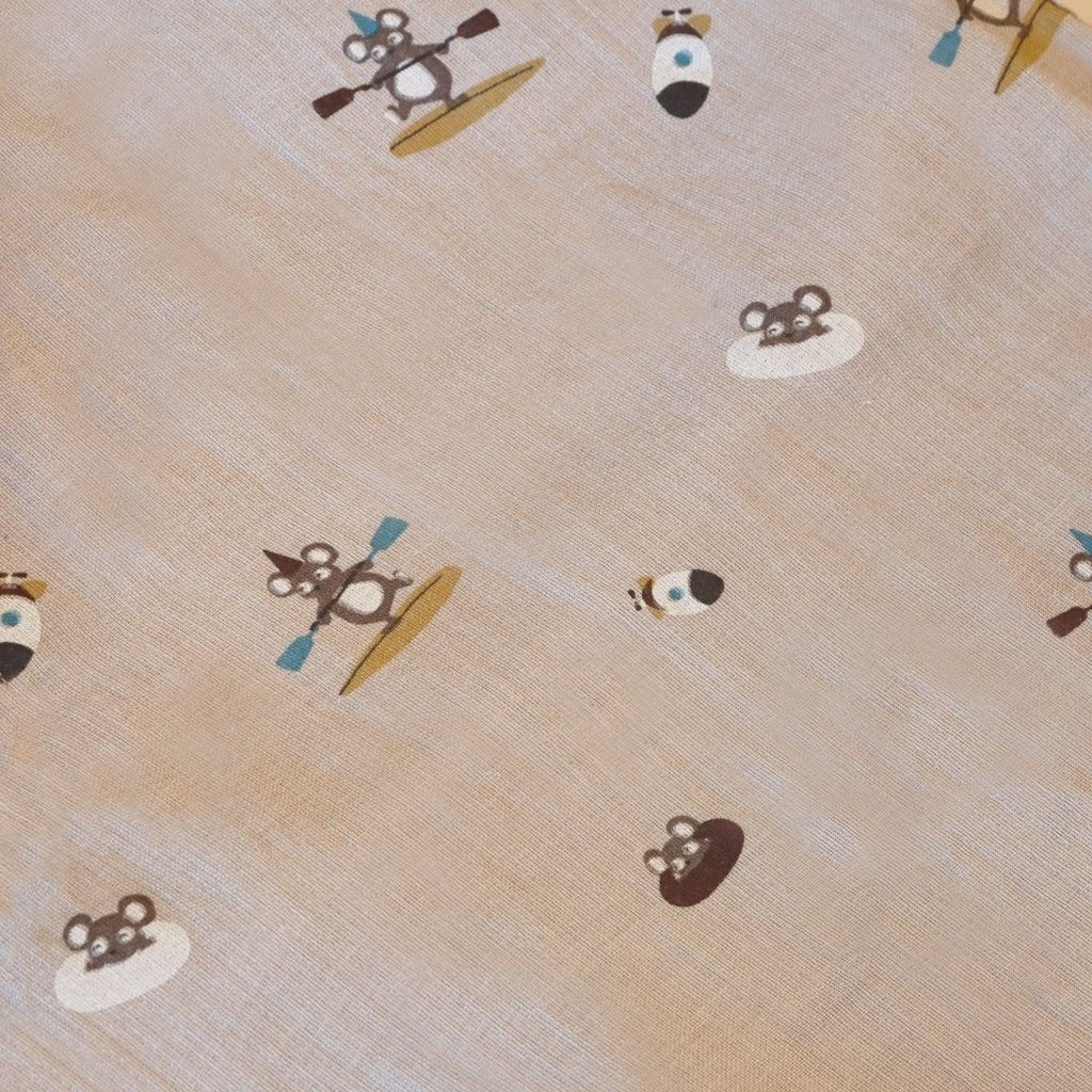 Inbakerdoek - Beige surfer