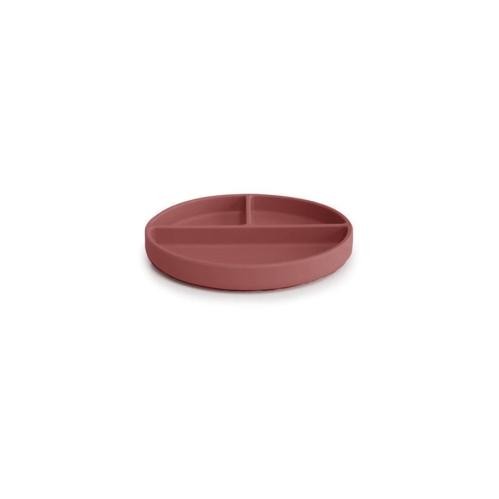 Silicone bord rond - Brown/ red