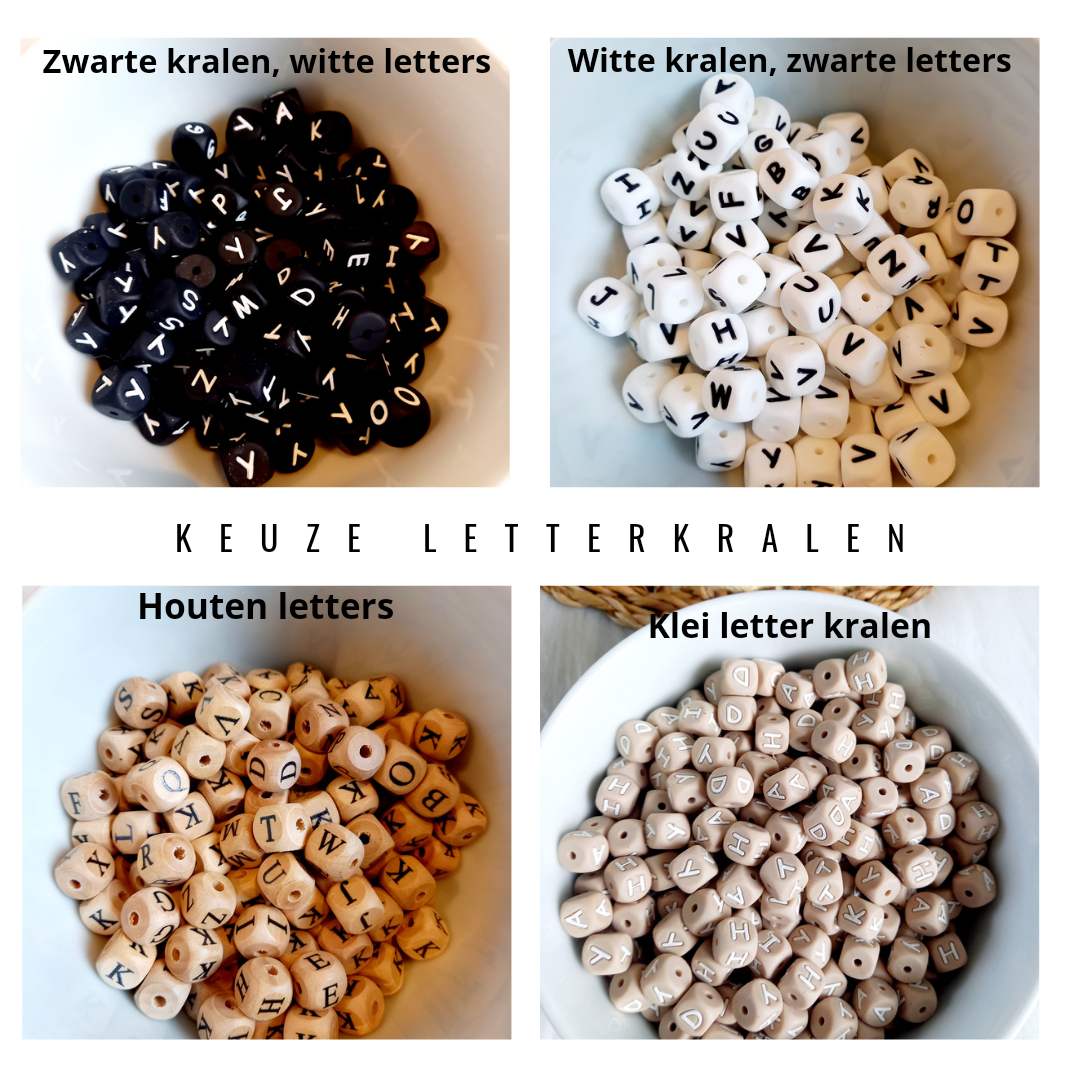 Speenkoord Croissant - Sage green