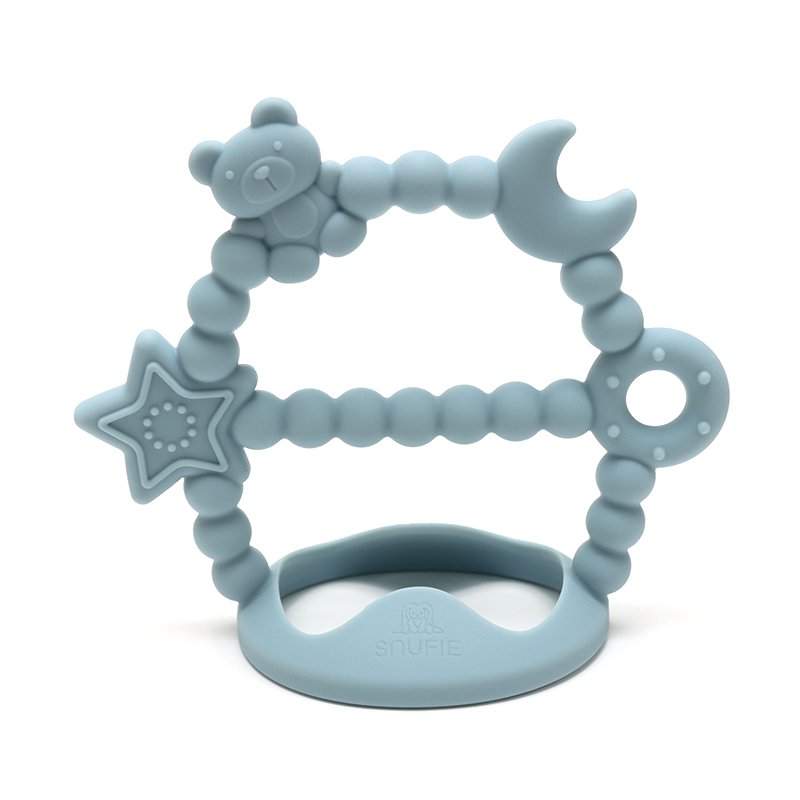 Silicone bijtring - Galaxy - Babyblue