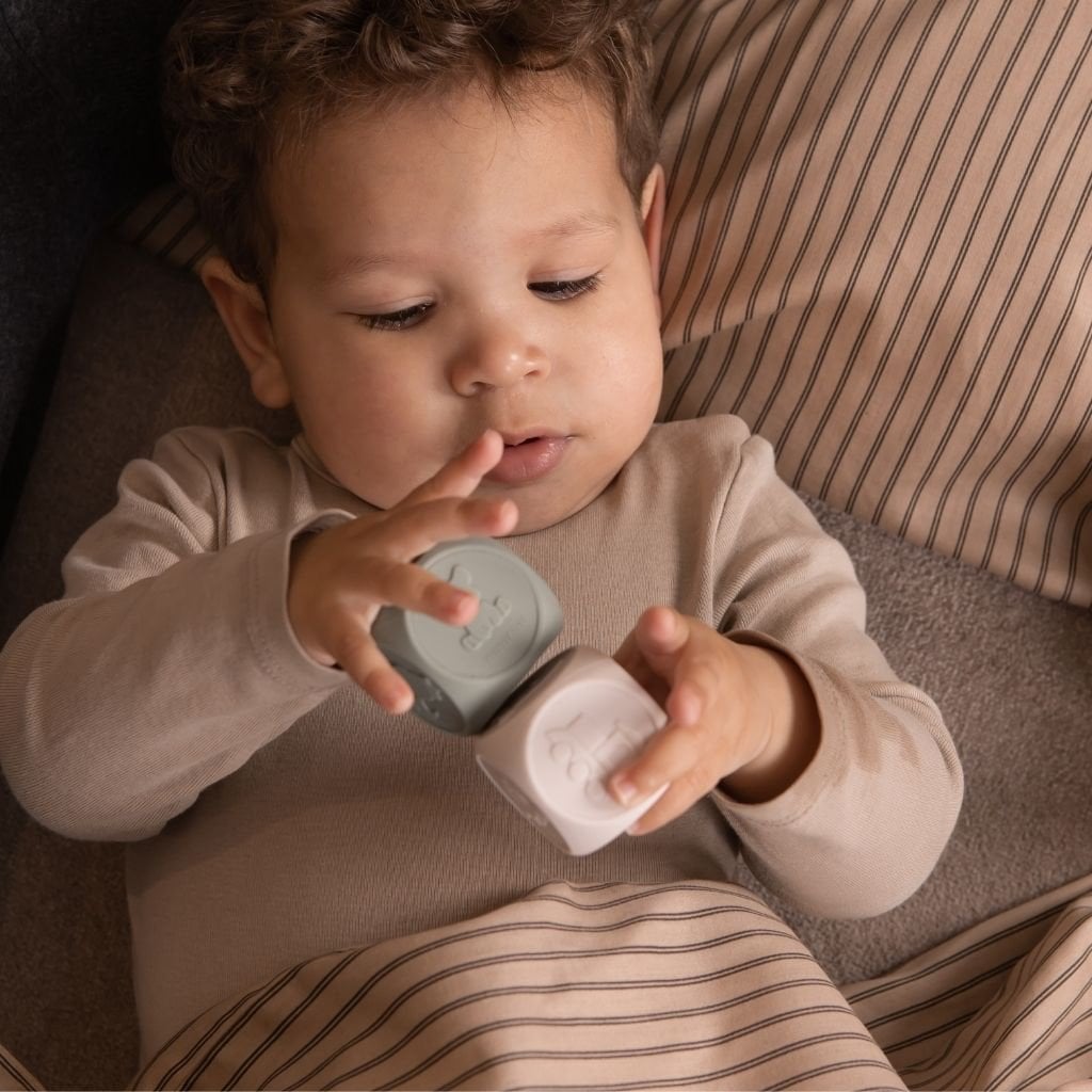 Silicone dobbelstenen - 4 pack - Pastel mix