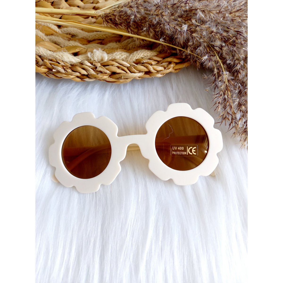 Zonnebril kids - Flower Cream