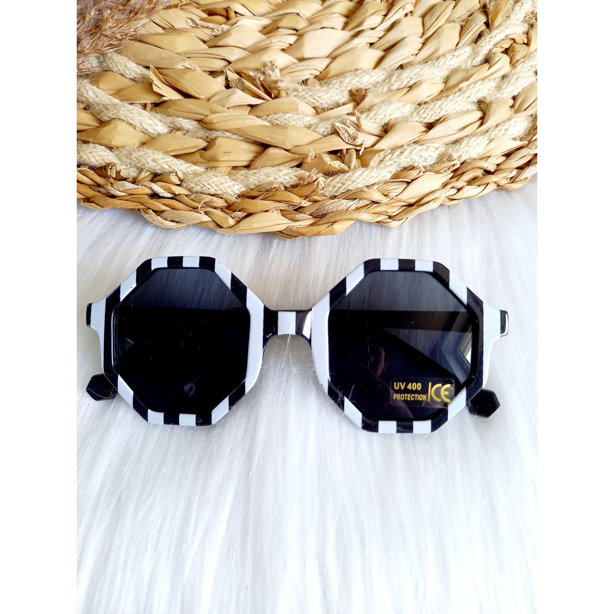 Zonnebril kids - Black/white